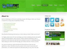 Tablet Screenshot of bearfootmarketing.com